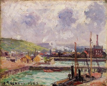  ecke - Ansicht duquesne und berrigny Becken in dieppe 1902 Camille Pissarro